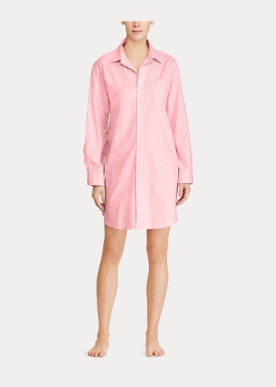 Women's Ralph Lauren Checked Cotton Sleep Shirt | 925316SLK